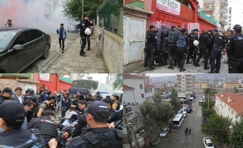 Cizre'de kayyım protestosuna saldırı: Milletvekili de darp edildi