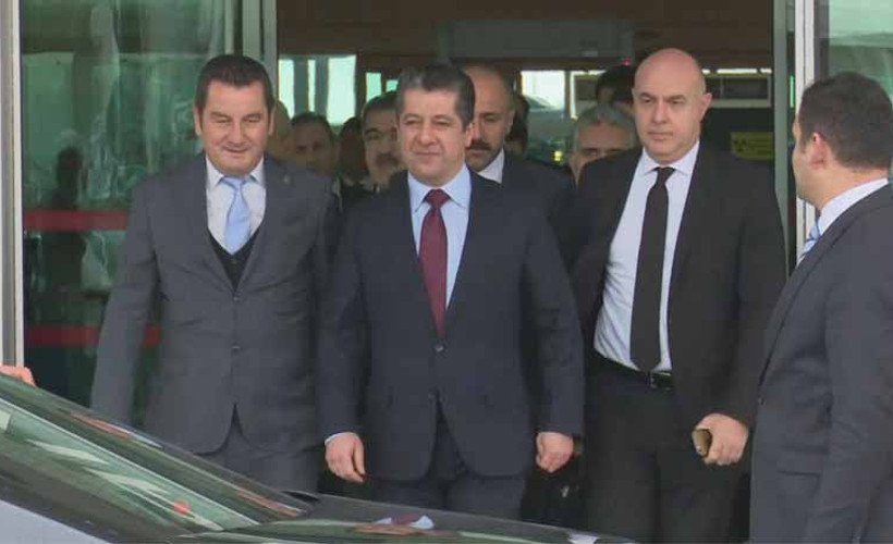 IKBY Başbakanı Barzani Ankara'da