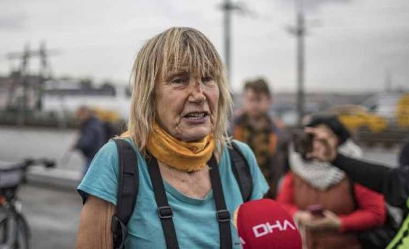 İngiltere'den Nepal'e yürüyen 73 yaşındaki yazar İstanbul'da
