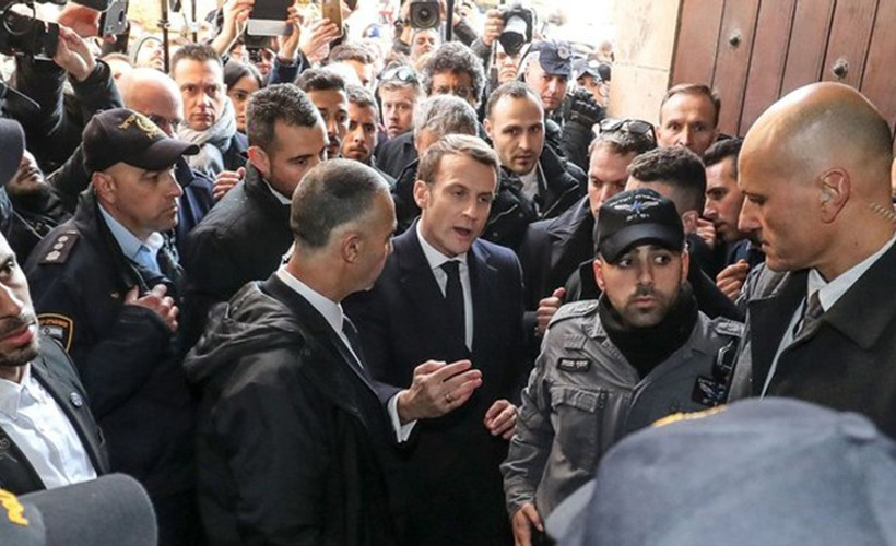Macron'un kilisede İsrail güvenlik güçleriyle tartışması: Fransa 'özür yok' dedi