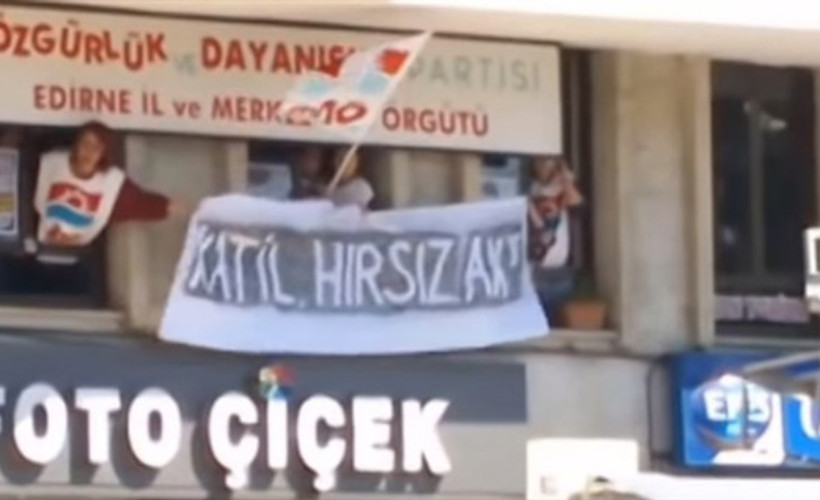 Polisin pankart indirmesi 'hak ihlali'