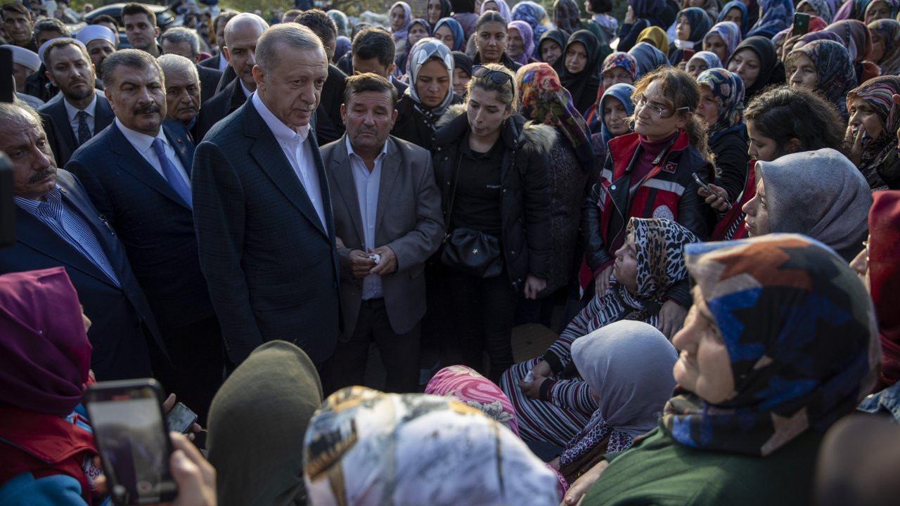 Erdoğan, maden işçisinin cenazesinde konuştu: 24 saati bulmadan neticeye varmış olmamız bizleri rahatlattı