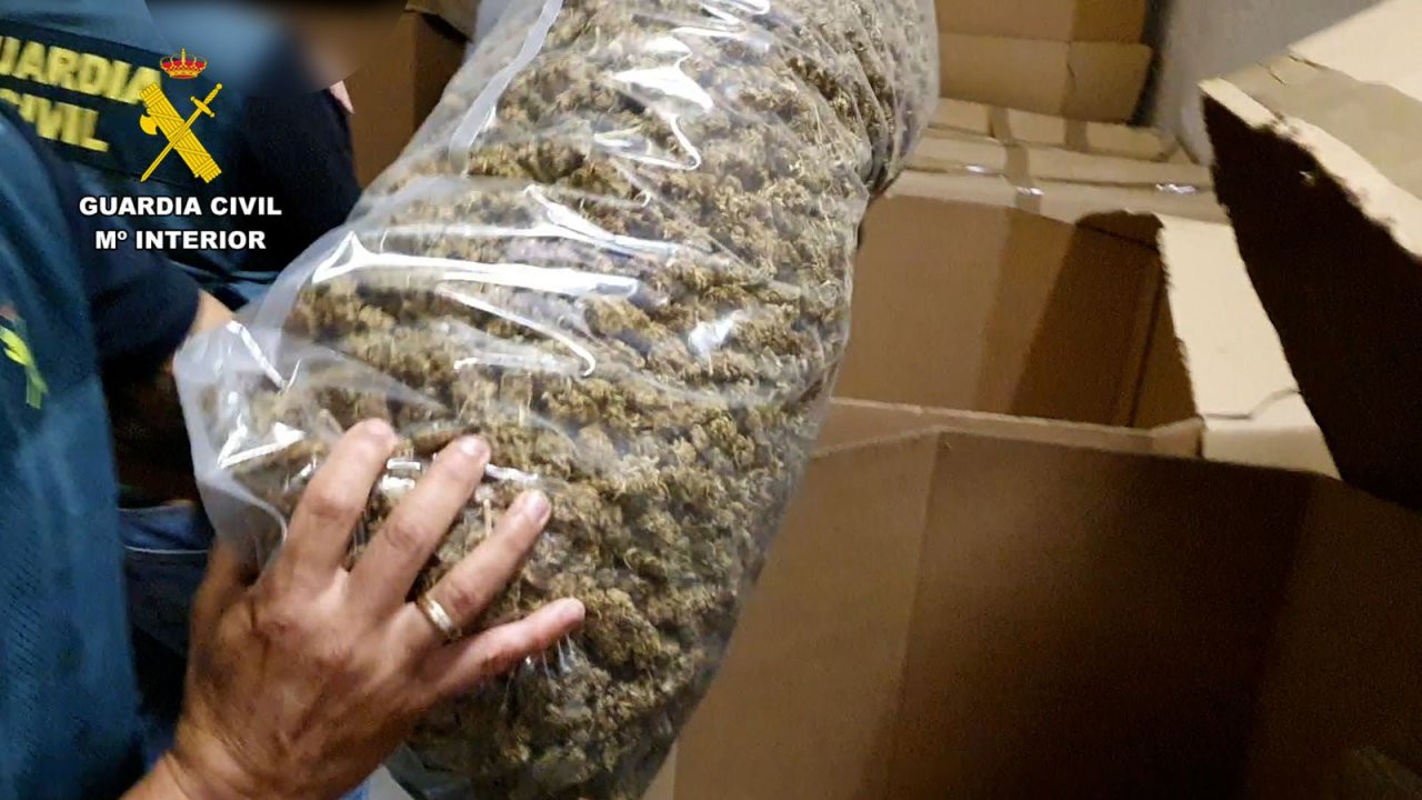 İspanya'da tarihin en büyük uyuşturucu operasyonu: 32 ton marijuana ele geçirildi