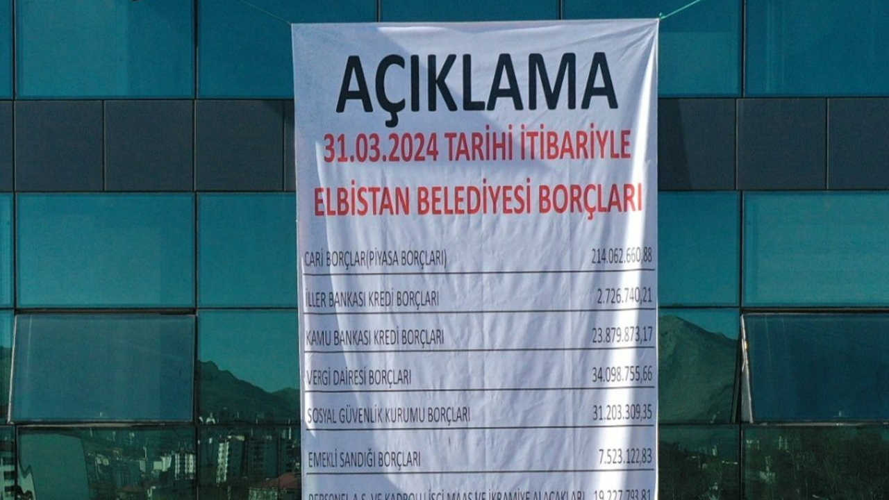 Depremin merkez üslerinden biriydi... AKP, Elbistan Belediyesi'nde 335 milyon TL'lik borç bırakmış