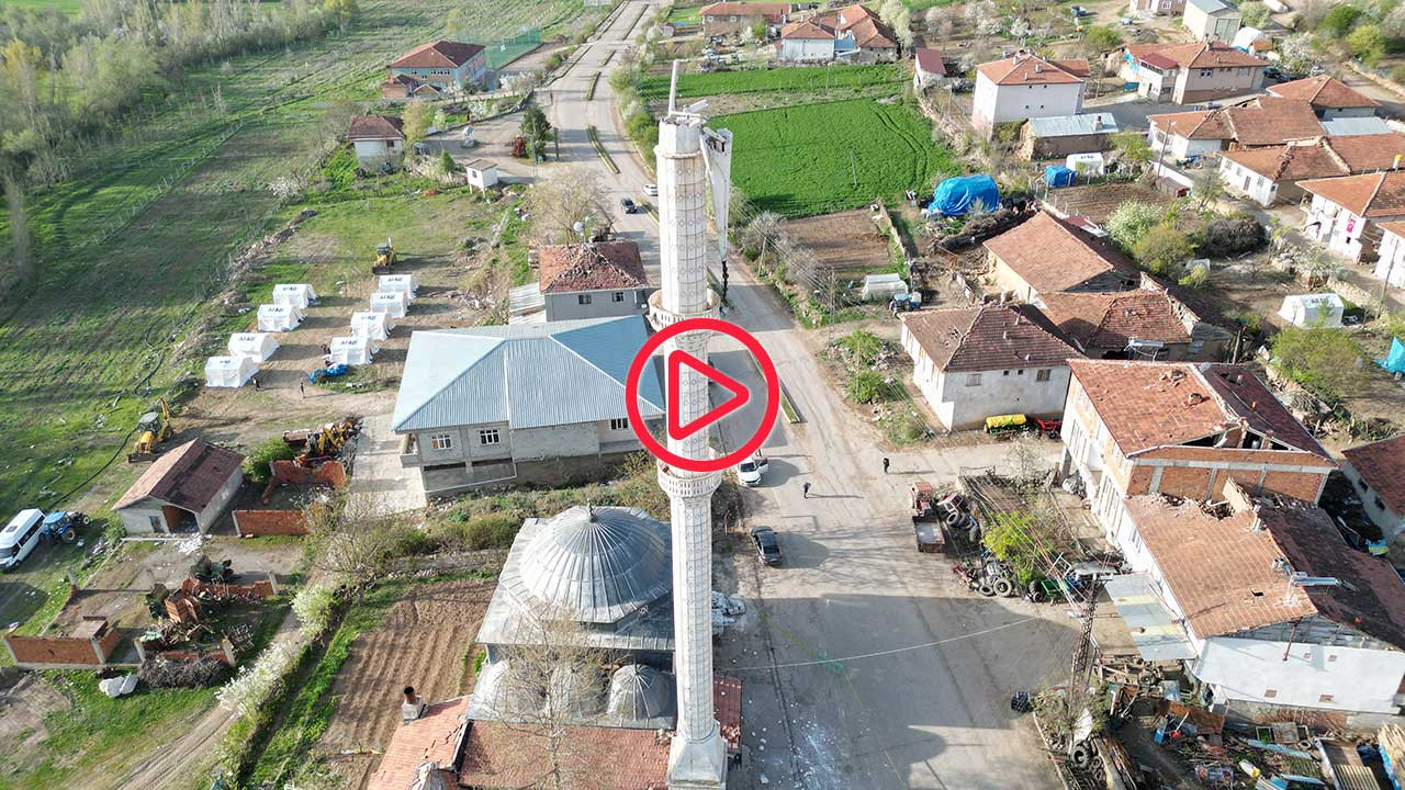 Tokat'ta deprem bölgesi havadan görüntülendi