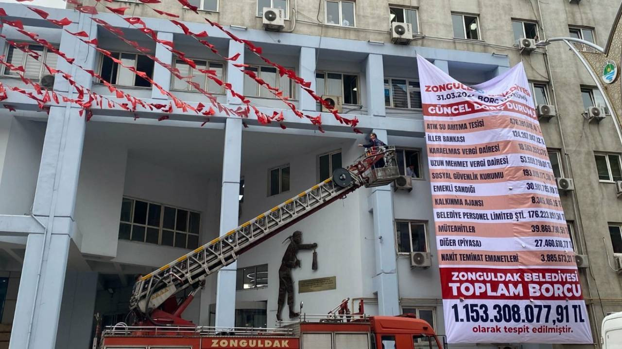 AKP'den CHP'ye geçen Zonguldak Belediyesi'nin borcu 1 milyar 153 milyon TL