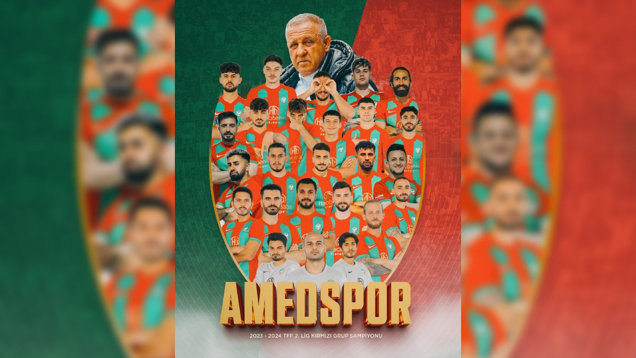 Amedspor'a tebrik mesajları: Bu şehir büyük kaptana sözünü tuttu