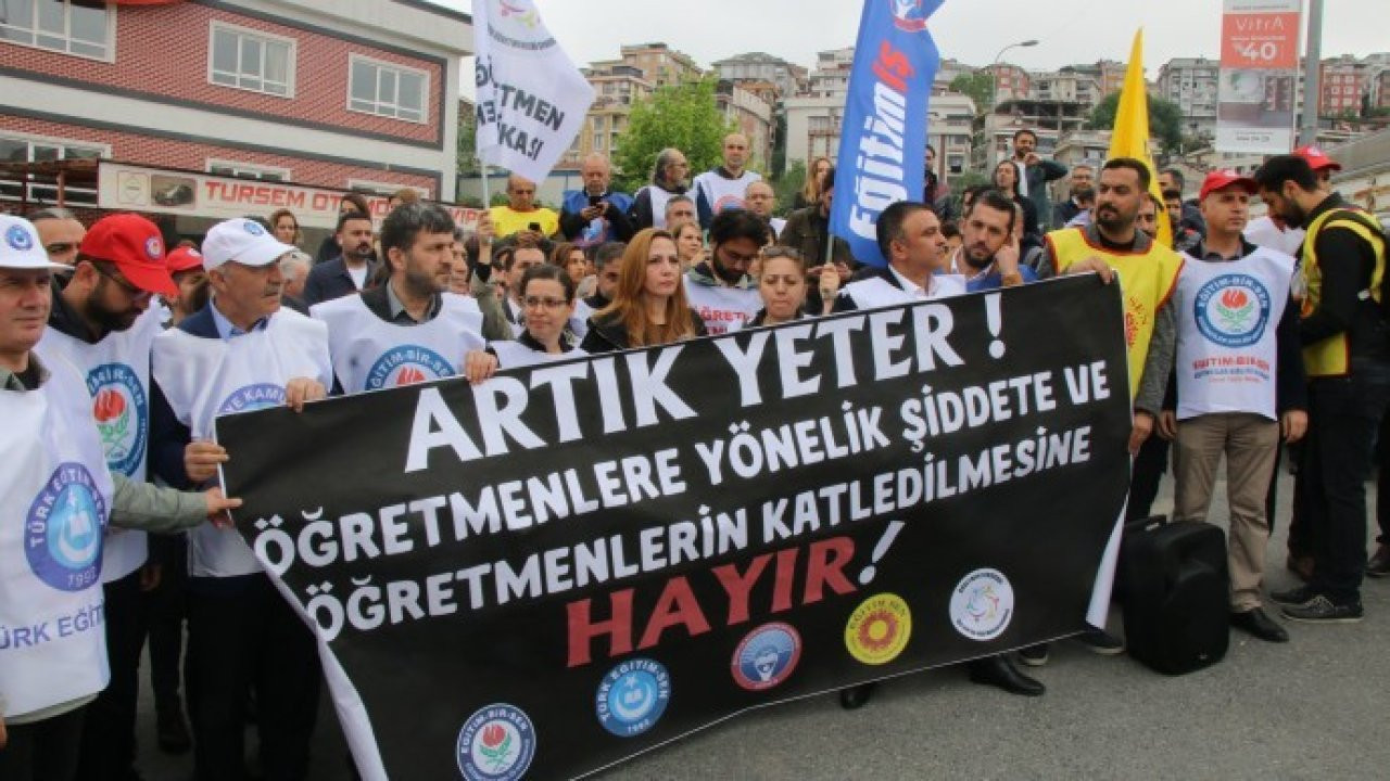 Eğitim sendikaları Oktugan'ın öldürülmesini protesto etti