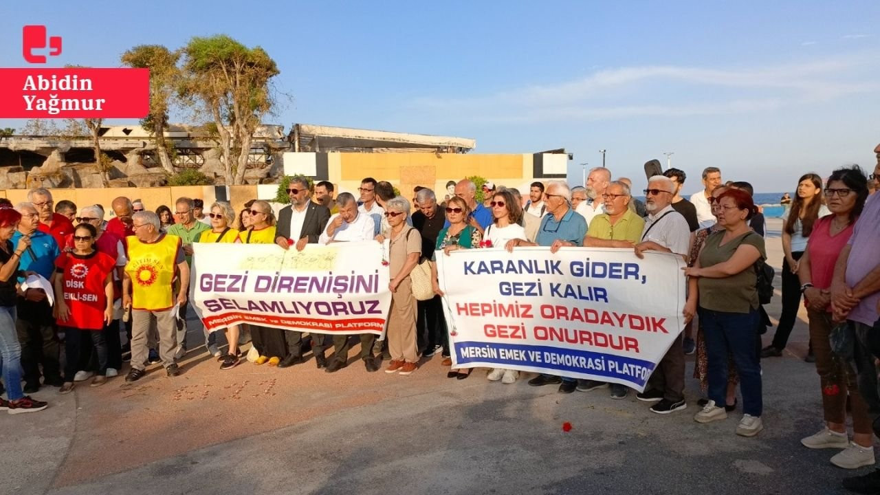 Gezi'nin 11. yılında Mersin'de anma düzenlendi: Hepimiz oradaydık