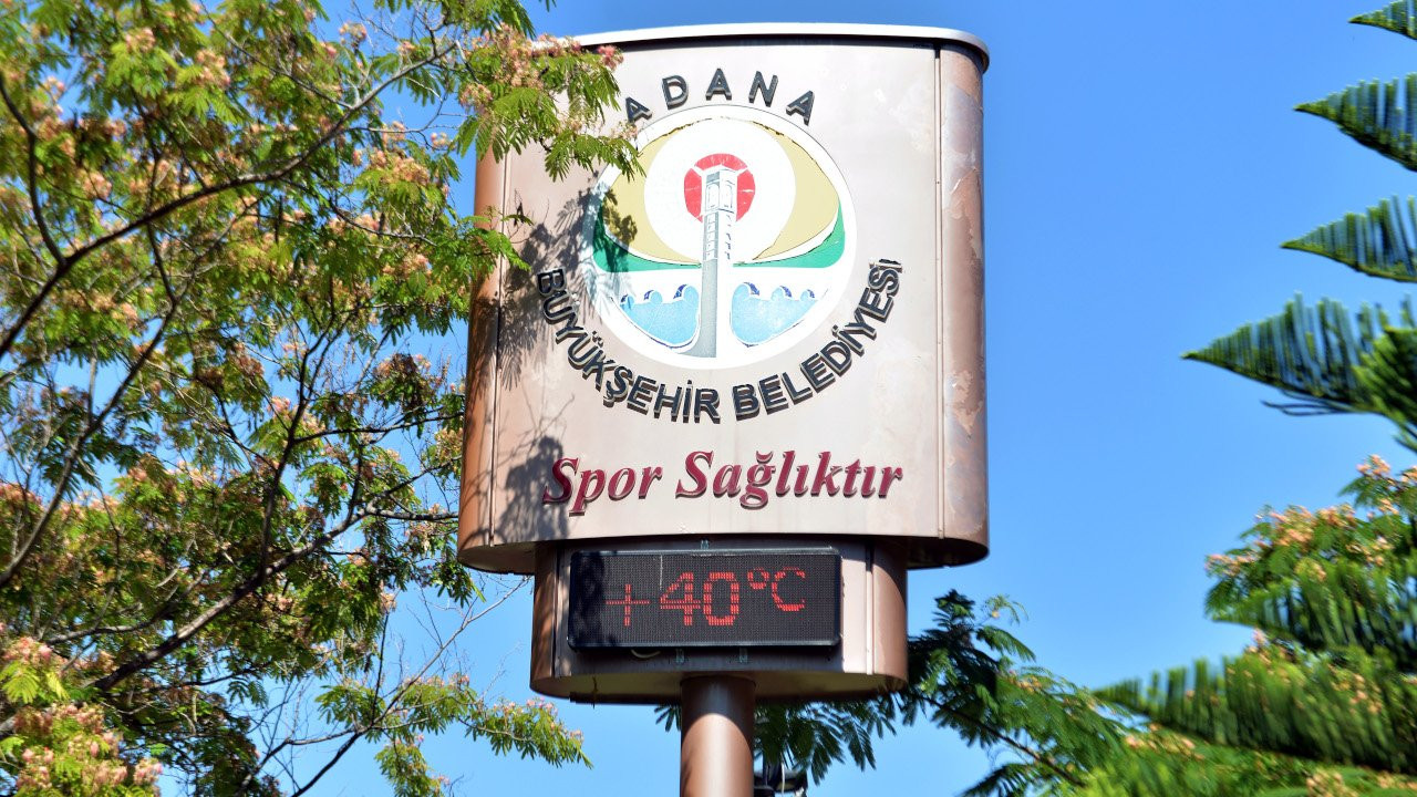 Adana'da sıcaklık 40 dereceyi buldu