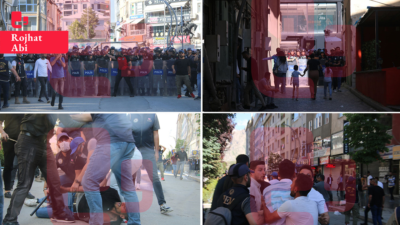 Hakkari'de kayyım protestosuna polis saldırısı