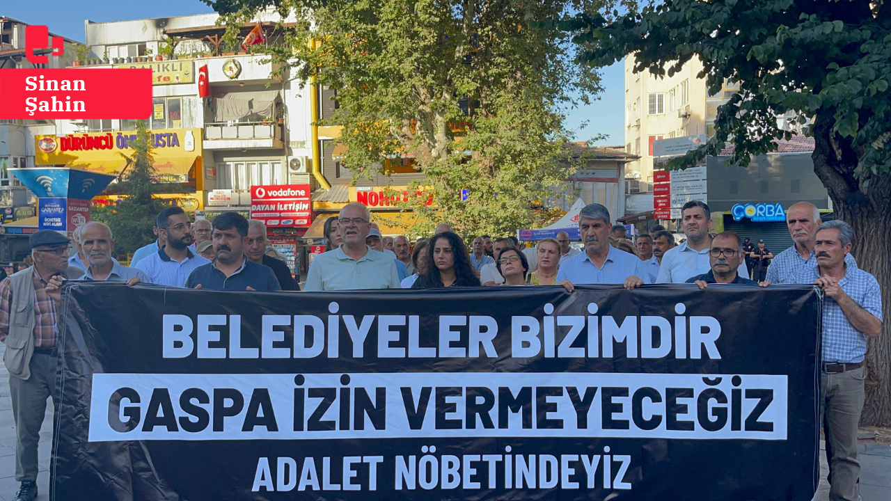 Antep'te kayyım protestosu: 'Bu zulme geçit vermeyeceğiz'