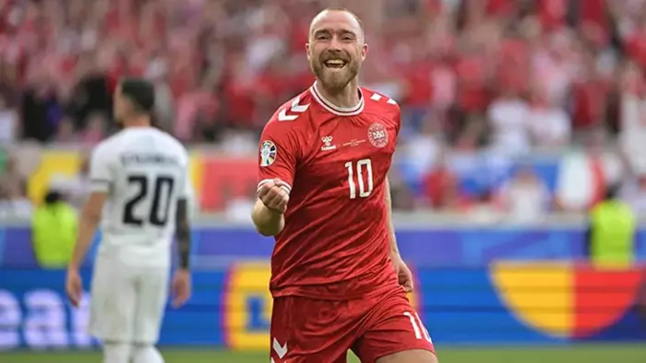 EURO 2020'de kalp krizi geçiren Eriksen, EURO 2024'te golünü attı