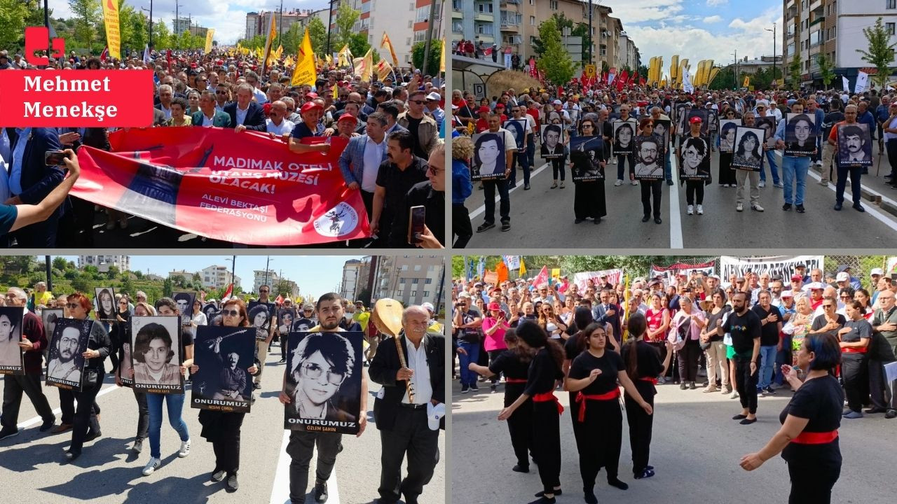 Sivas Katliamı'nın 31. yıldönümünde anma törenlerinden kareler