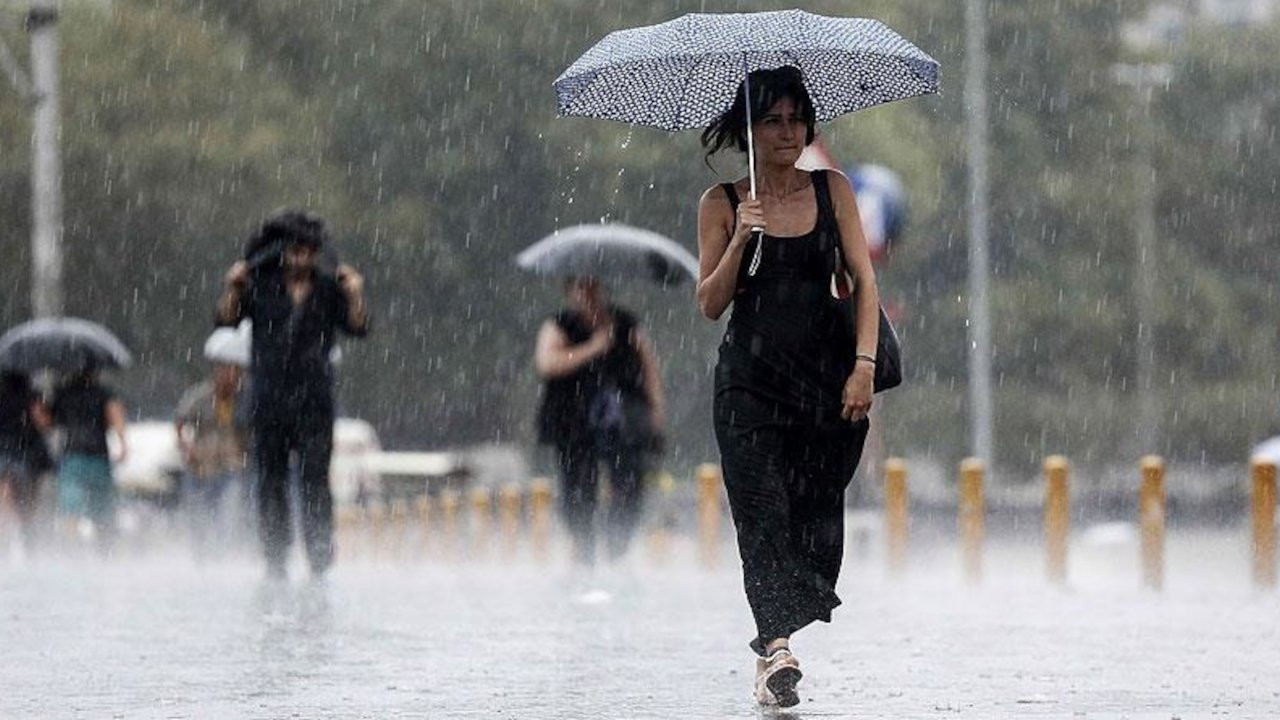 Meteoroloji'den gök gürültülü, sağanak yağış uyarısı