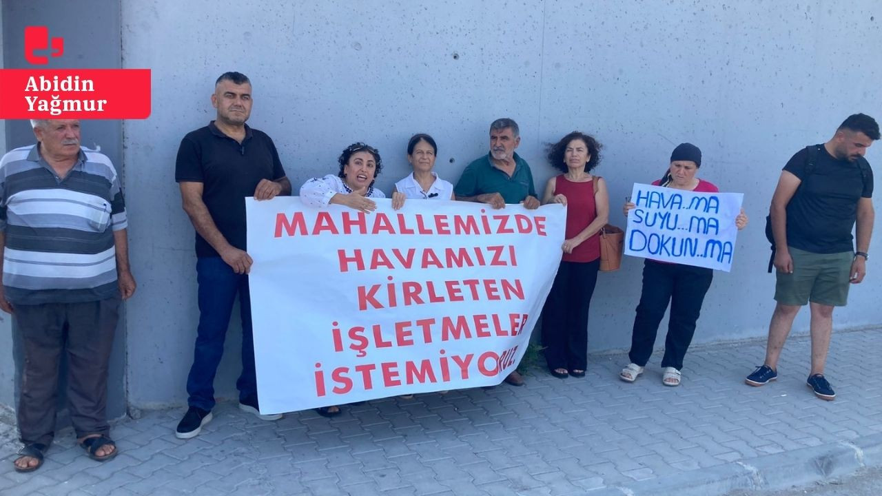 Mahalleli çevreye kirlilik yayan tesislere karşı örgütlendi: 'Kirletici tesisler kapatılsın'