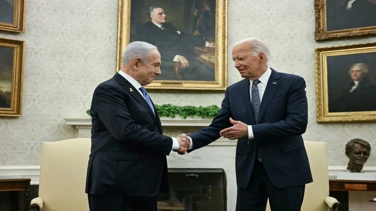 ABD Başkanı Biden, Beyaz Saray'da Netanyahu ile bir araya geldi