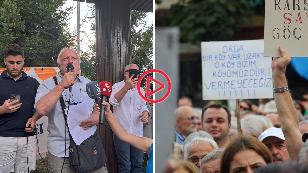 Arhavi'de maden projesi protesto edildi: 'Benim yerim yurdum burası'