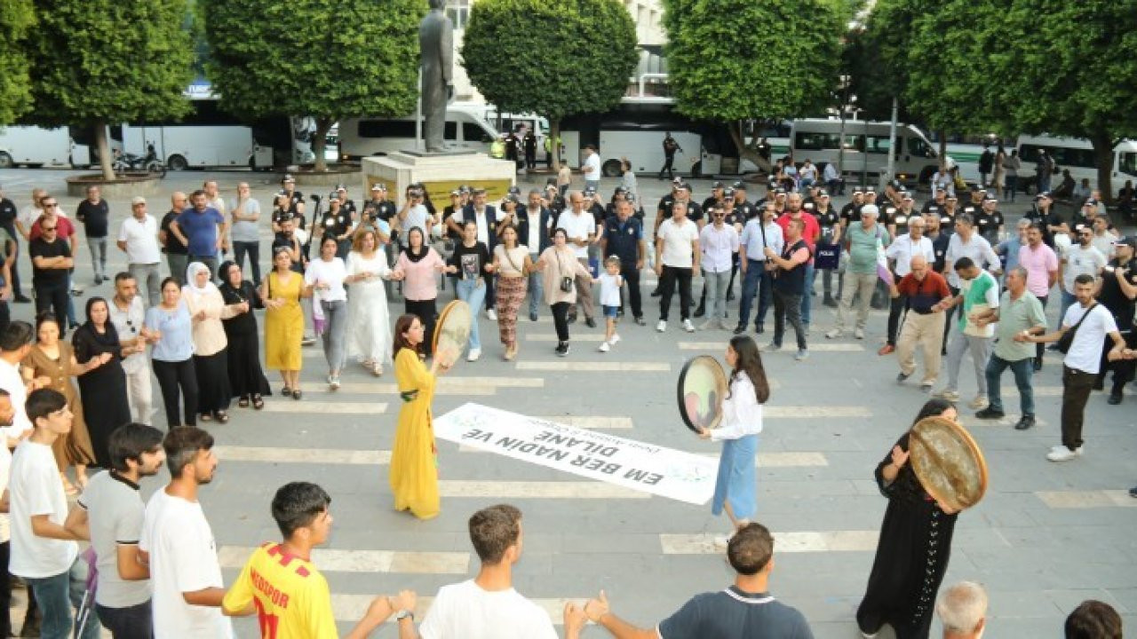 Kürt kültürüne saldırı halaylarla protesto edildi