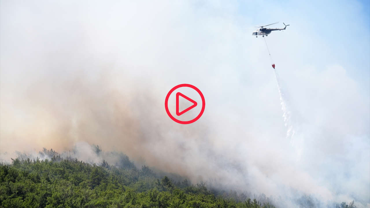 Urla'da bugün de orman yangını çıktı, iki site tahliye edildi