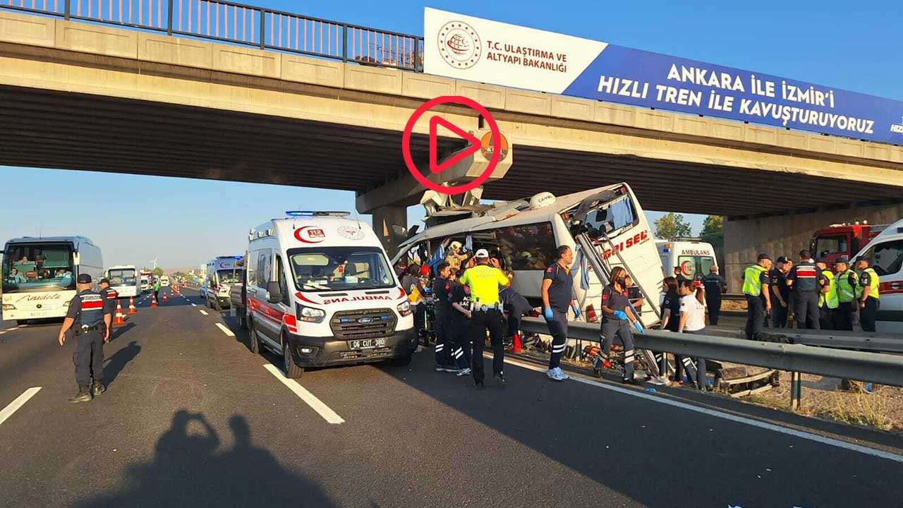 Ankara'da yolcu otobüsü köprüye saplandı: Dokuz ölü, 26 yaralı