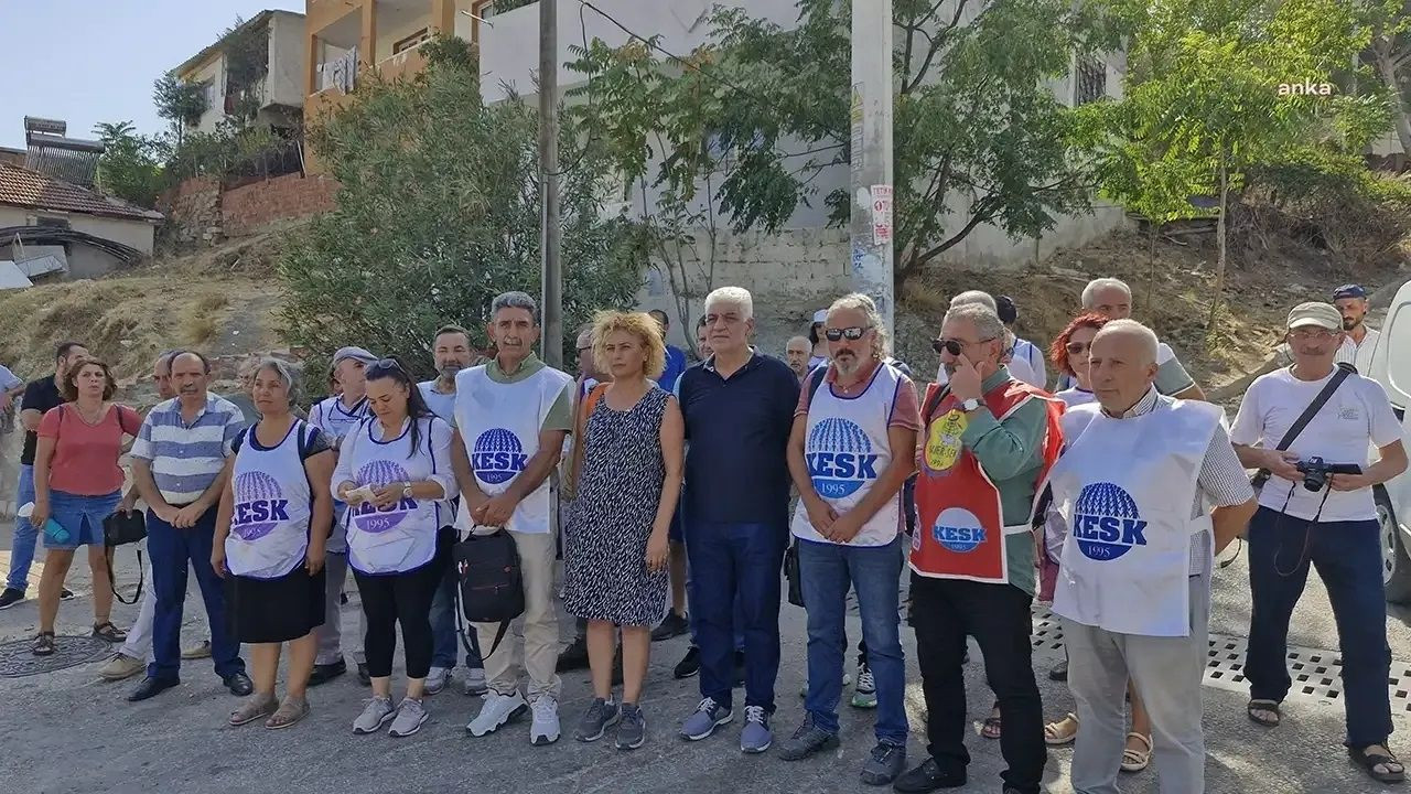 KESK heyeti yangın bölgesinde: 'Gerçek sorumlular ortaya çıkarılsın'