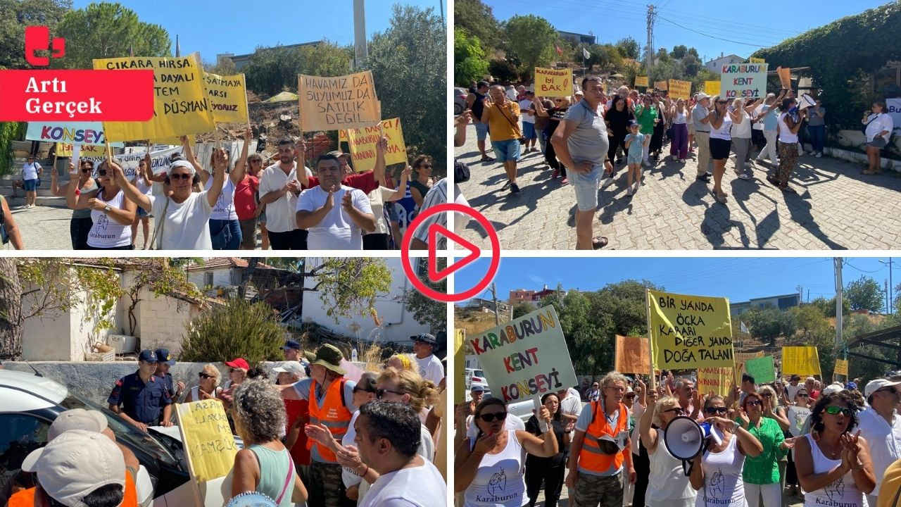 Karaburun’da GES toplantısı protesto edildi: Bakanlık yetkilileri tutanağı halktan kaçırmaya çalıştı