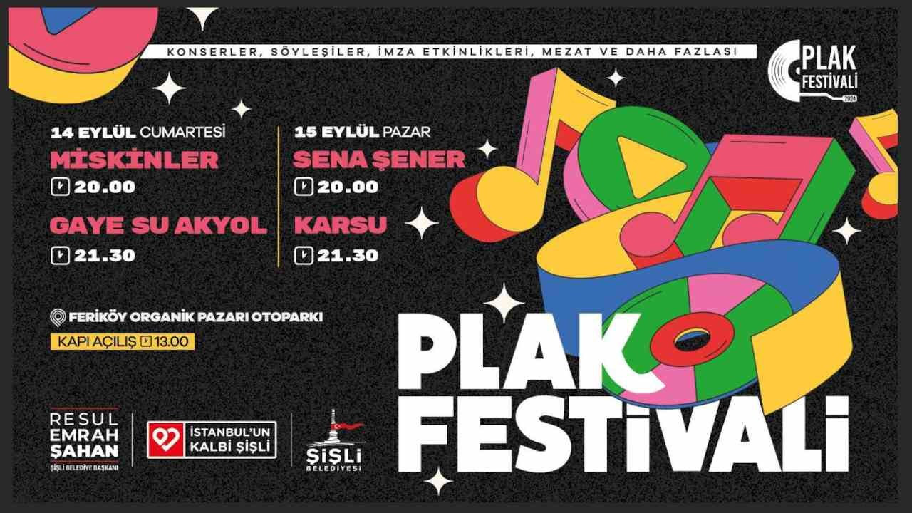 Şişli Plak Festivali 14-15 Eylül'de