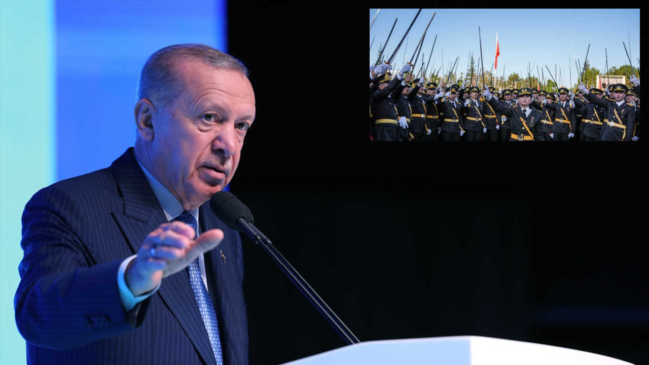 Erdoğan'dan teğmenlerin yemin törenine tepki: 'Bu kılıçları kime çekiyorsunuz?'