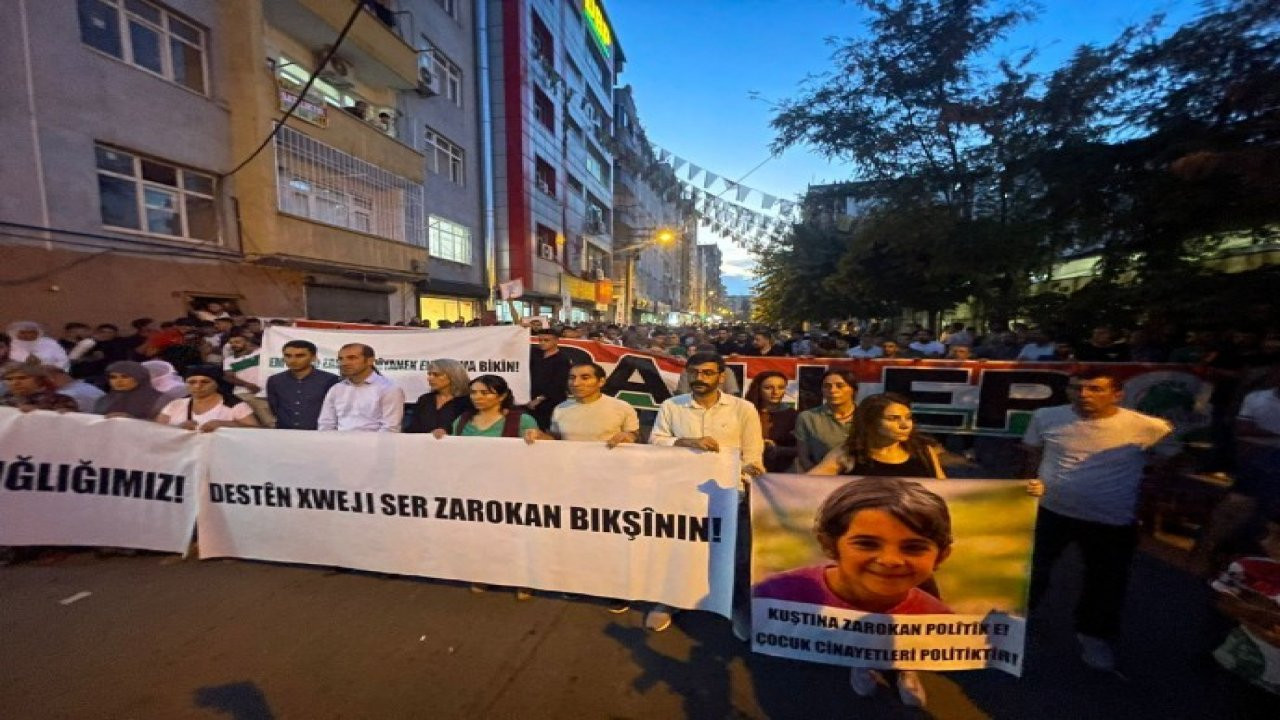 Narin Güran'ın katledilmesi Diyarbakır'da protesto edilldi