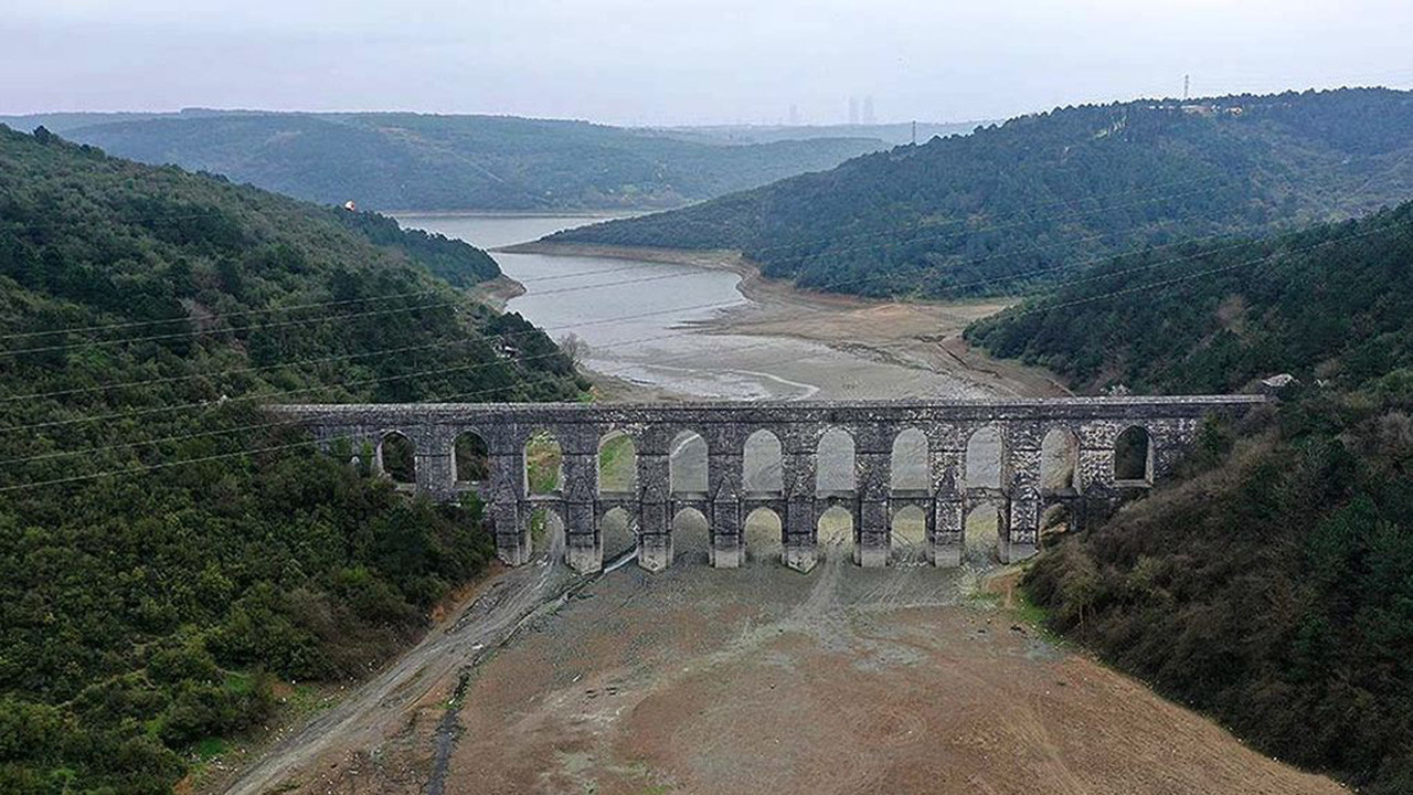 İstanbul'un barajlarındaki doluluk oranı yüzde 40'ın altına indi