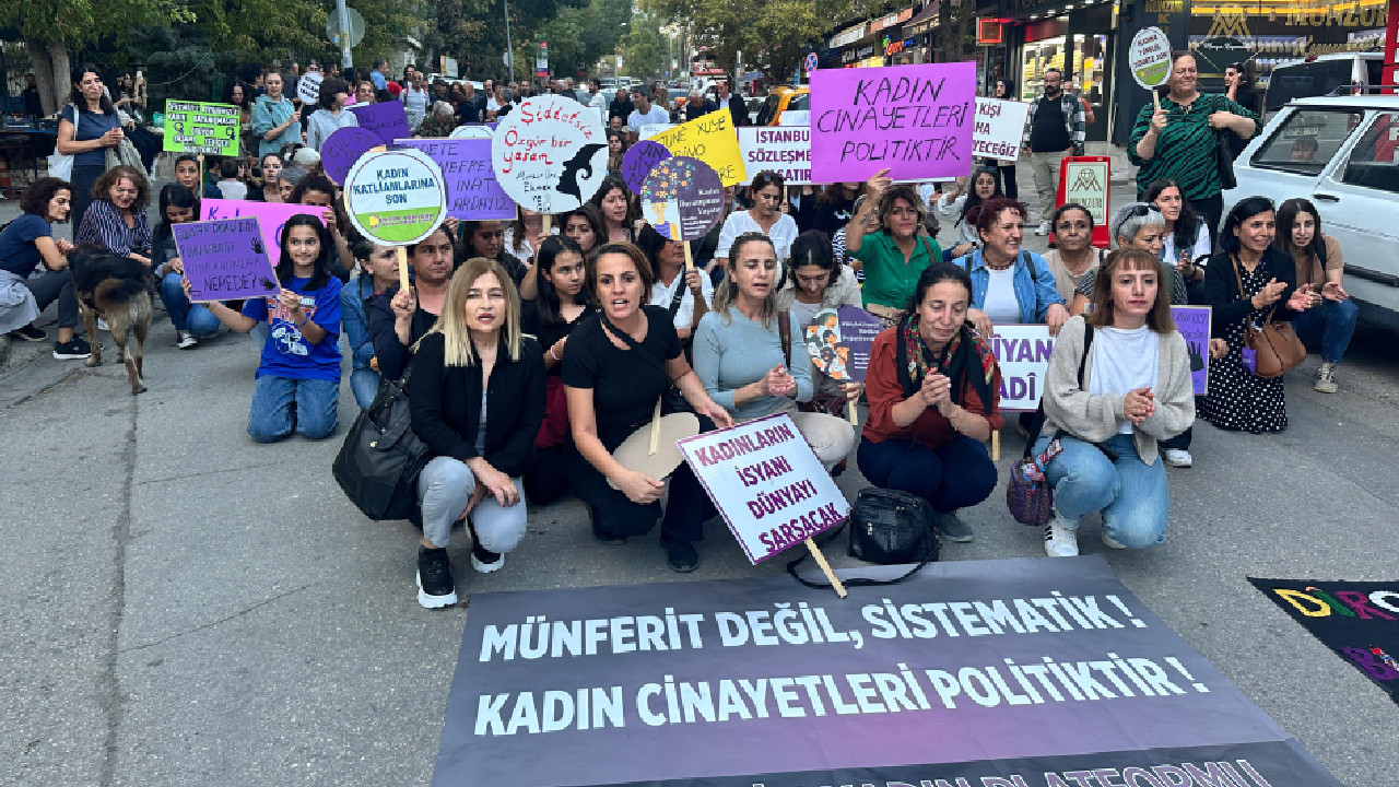 Birçok kentte, ‘kadın cinayetleri’ protesto edildi: Cinayet mahali bu ülkede güvende değiliz