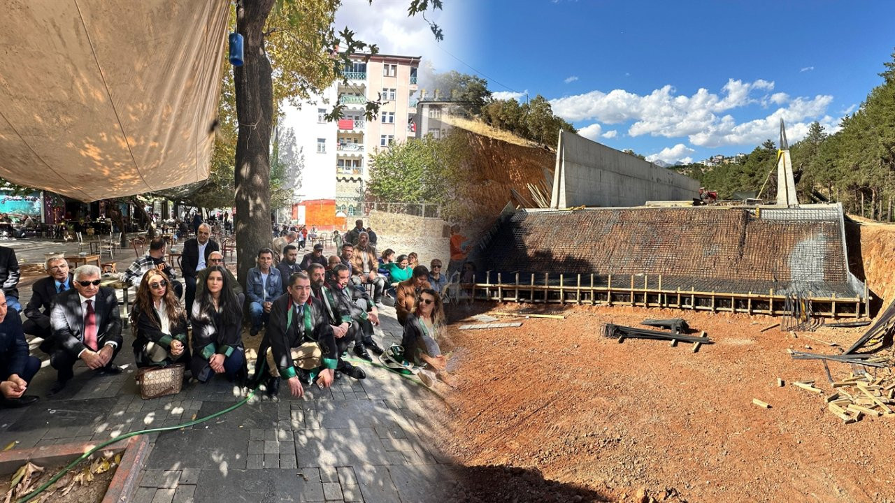 ÇED süreci devam ederken inşaatı başladı: Dersim'de avukatlar Tağar Çayı’nda HES projesini protesto etti