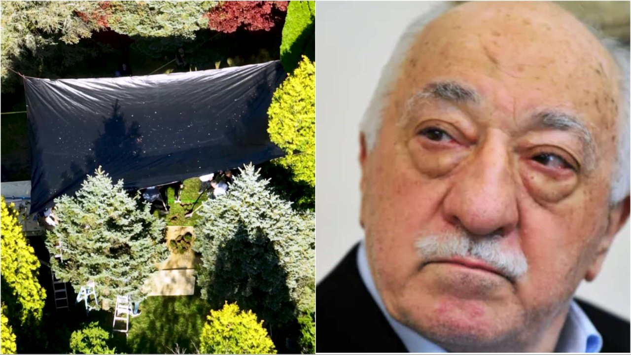 Fethullah Gülen'i gömme hazırlıkları görüntülendi