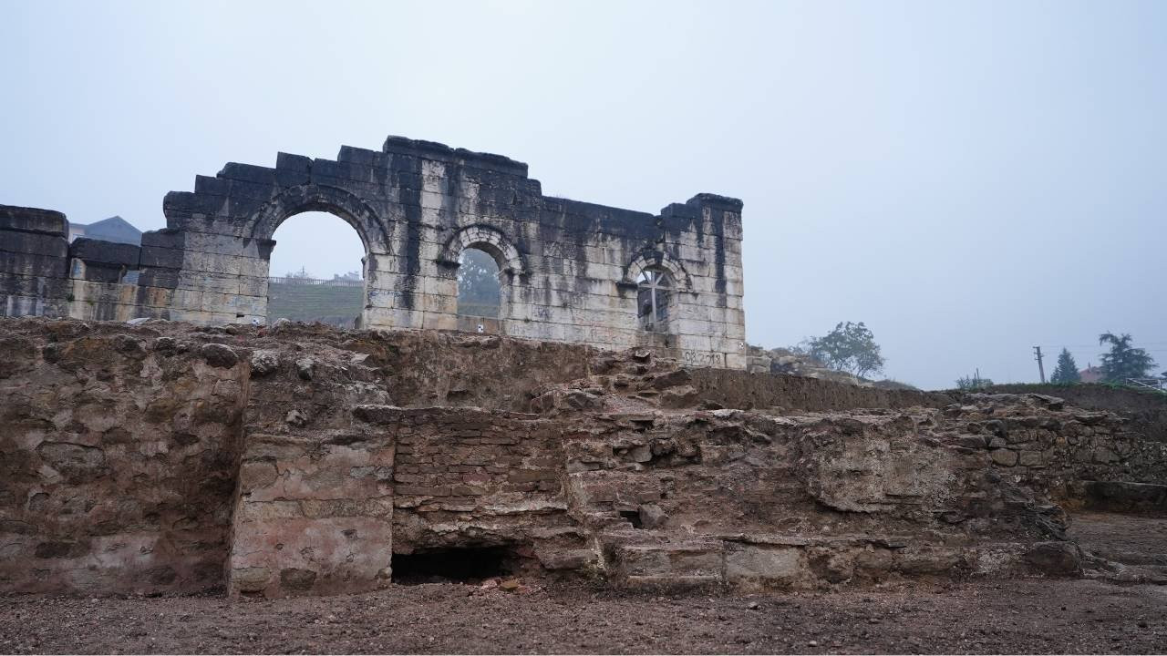 Düzce'de Konuralp Antik Kenti'nde kilise kalıntıları ve altyapı sistemi bulundu