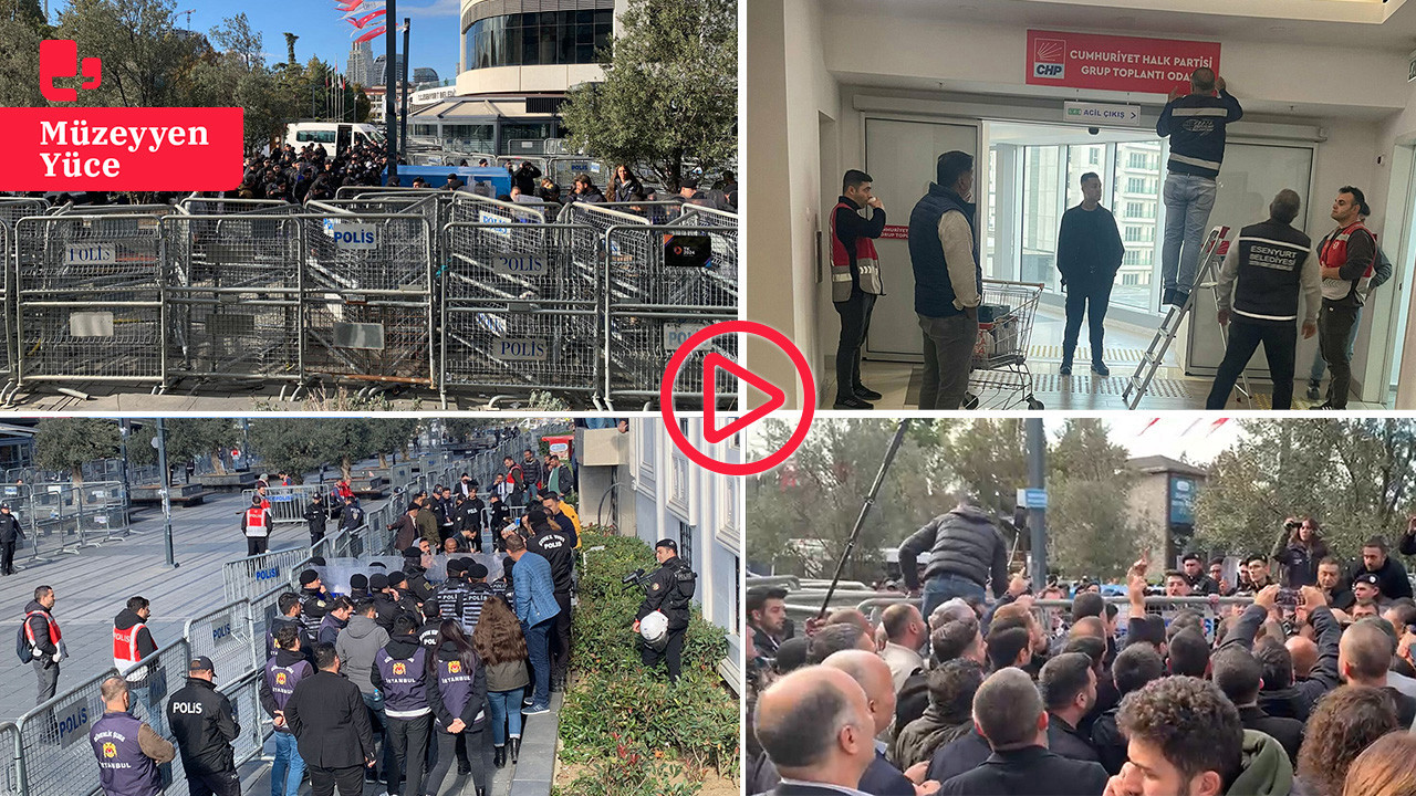 Esenyurt kayyımının talimatıyla CHP Grup Toplantı Odası kilitlendi, belediye önünde arbede yaşandı