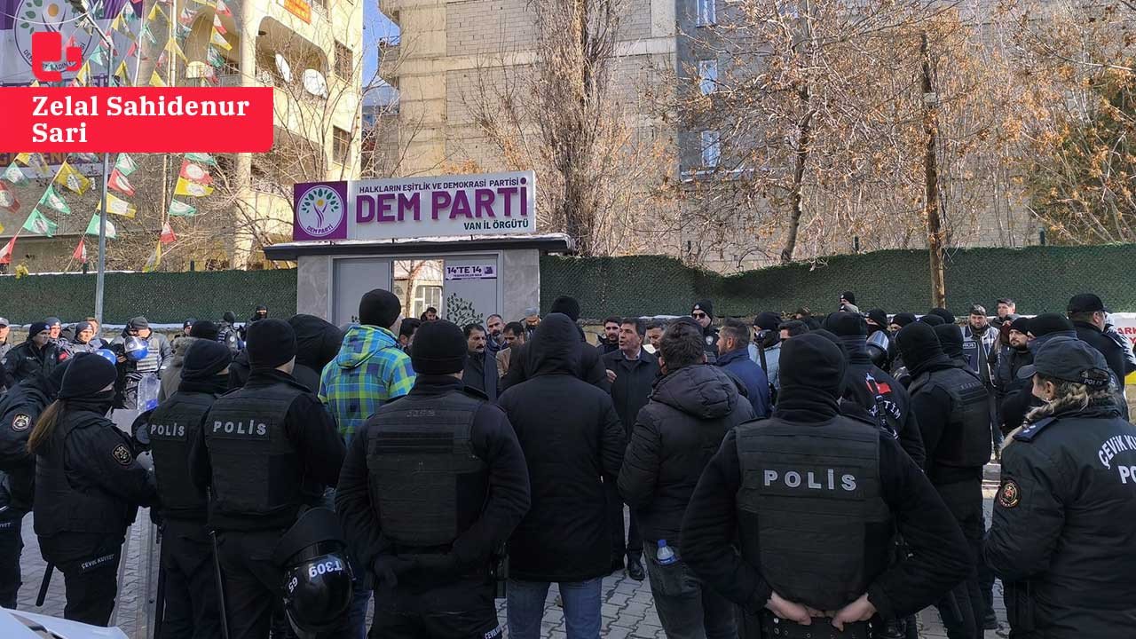 Yargıtay'ın Zeydan kararı Van'da protesto edildi: 'Kürt halkının iradesine çökmeye çalışıyorlar'